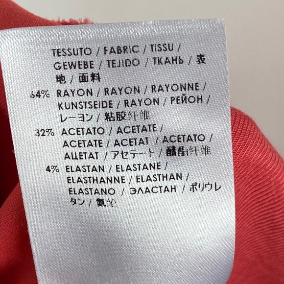 Stella McCartney Tamara Trousers Coral Red Womens Size 38 or US Size 4‎ Pants - Picture 11 of 15